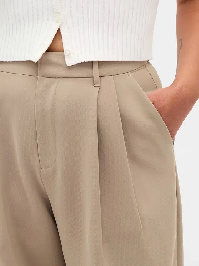 Curvy 365 Hoch taillierte Plisseehose