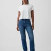 Curvy High-Rise-Jeans im 90er-Jahre-Slim-Straight-Schnitt