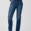 Curvy High-Rise-Jeans im 90er-Jahre-Slim-Straight-Schnitt