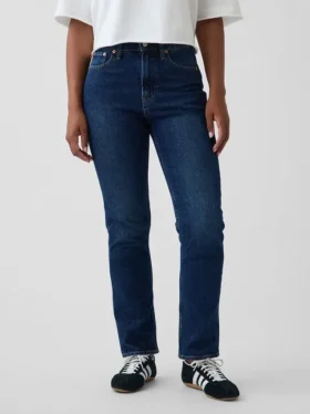 Curvy High-Rise-Jeans im 90er-Jahre-Slim-Straight-Schnitt