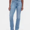 Curvy High-Rise-Jeans im 90er-Jahre-Slim-Straight-Schnitt