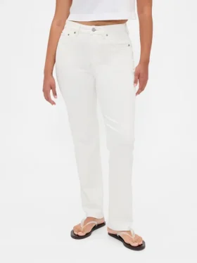 Curvy High-Rise-Jeans im 90er-Jahre-Slim-Straight-Schnitt