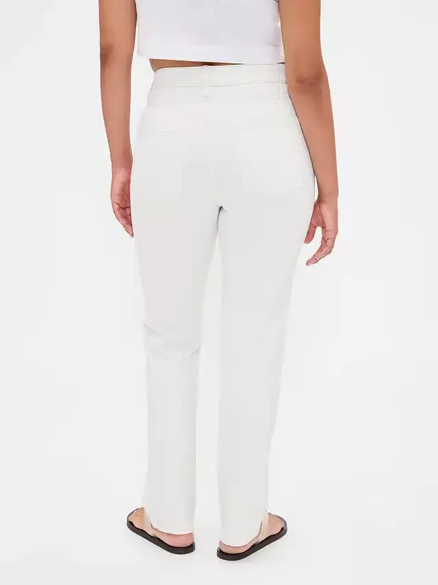 Curvy High-Rise-Jeans im 90er-Jahre-Slim-Straight-Schnitt