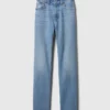 Curvy High-Rise-Jeans im 90er-Jahre-Slim-Straight-Schnitt