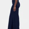 Curvy High Rise Stride Jeans mit weitem Bein