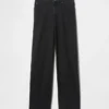 Curvy High Rise Stride Jeans mit weitem Bein