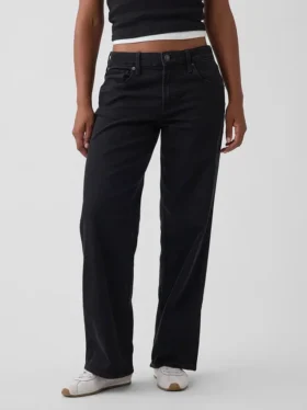 Curvy-Jeans mit niedriger Leibhöhe im lockeren 90er-Jahre-Stil