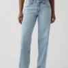 Curvy-Jeans mit niedriger Leibhöhe im lockeren 90er-Jahre-Stil