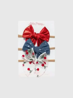 Das „Cherry“-Haarband-Schleifen-Set