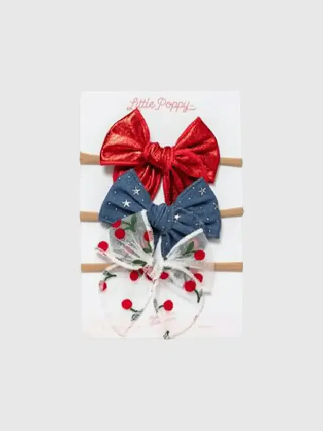 Das „Cherry“-Haarband-Schleifen-Set