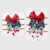 Das „Cherry“-Haarband-Schleifen-Set