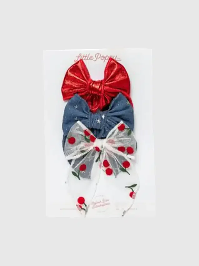 Das „Cherry“-Haarspangen-Set