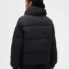 Daunenjacke mit Kunstfellbesatz