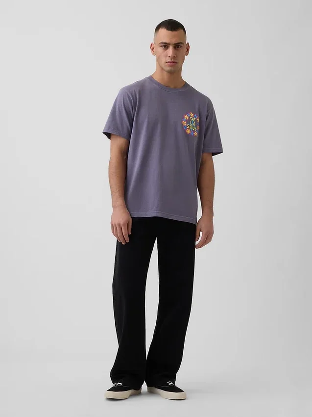 De La Soul T-Shirt mit Grafik in lockerer Passform