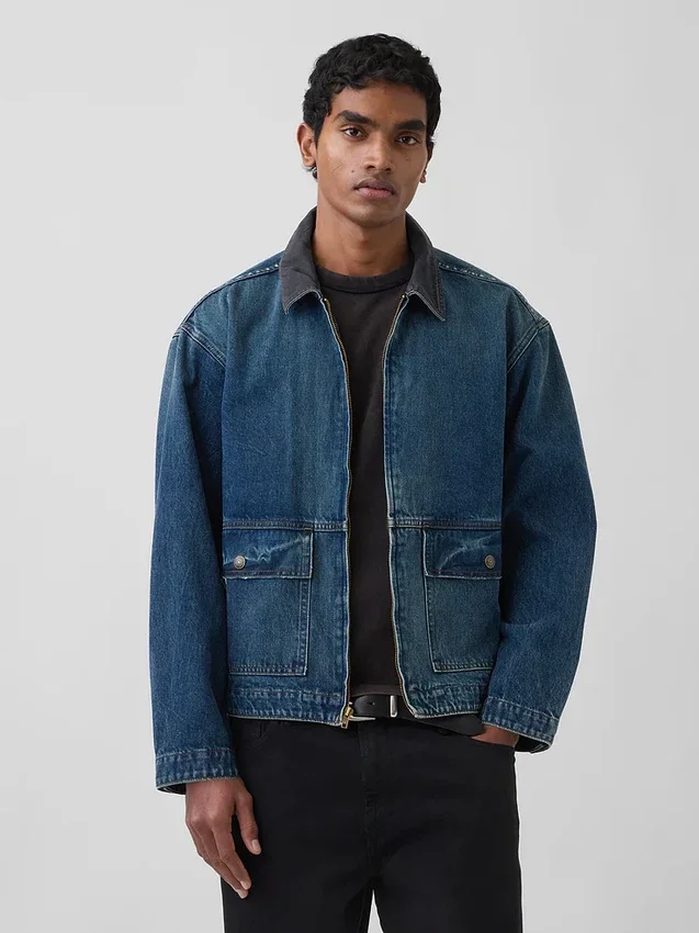 Denim-Arbeitsjacke