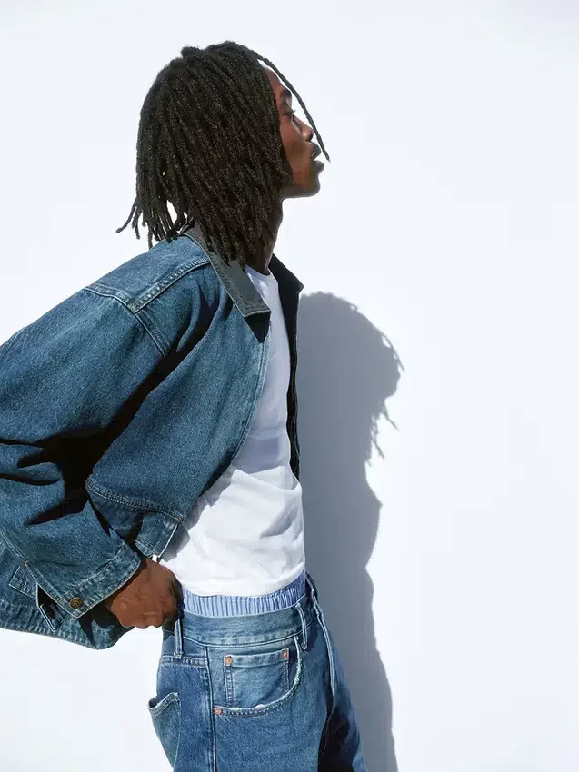 Denim-Arbeitsjacke