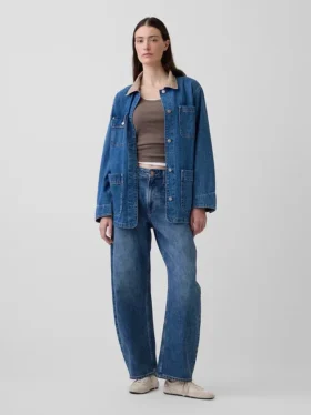 Denim-Barn-Jacke