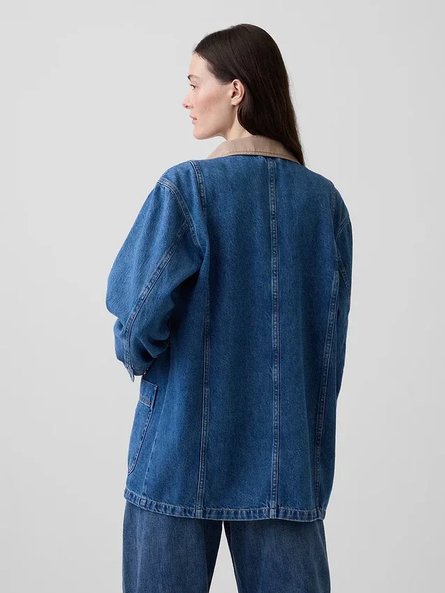 Denim-Barn-Jacke