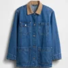 Denim-Barn-Jacke