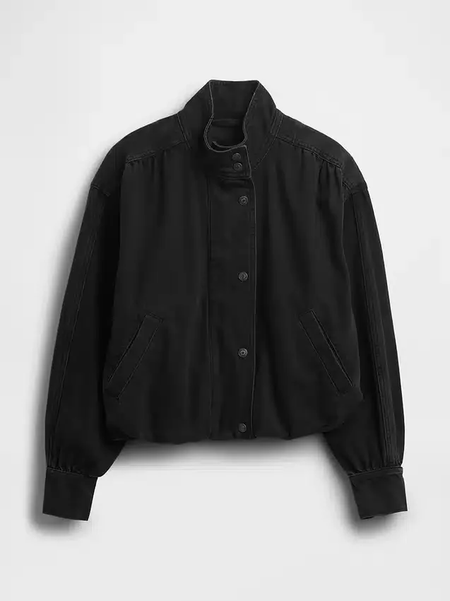 Denim-Bubble-Jacke