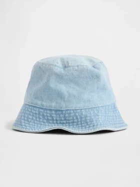 Denim-Bucket-Mütze