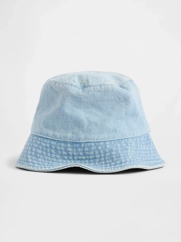 Denim-Bucket-Mütze