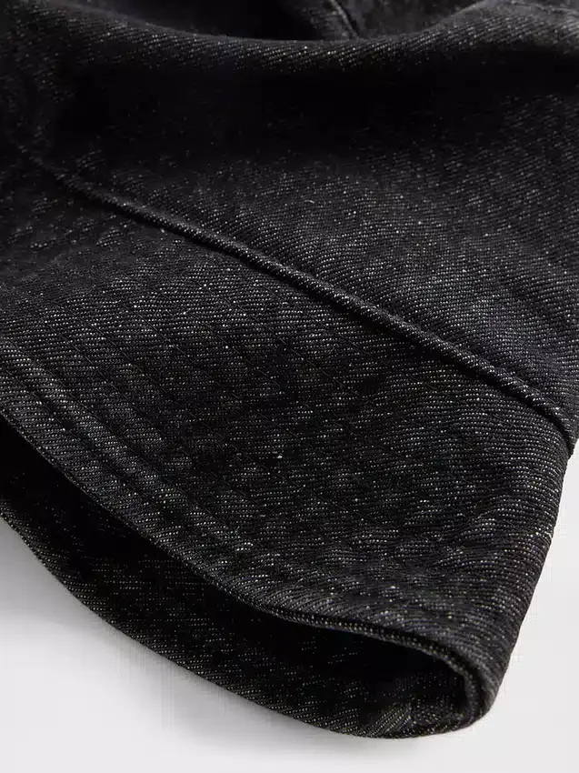 Denim-Bucket-Mütze