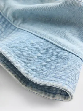 Denim-Bucket-Mütze