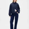 Denim-Daunenjacke