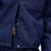 Denim-Daunenjacke