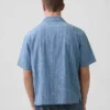 Denim-Dobby-Resort-Hemd