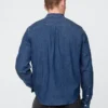 Denim-Hemd mit Taschen