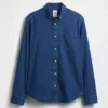 Denim-Hemd mit Taschen