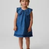 Denim-Matrosen-Kleid für Baby & Kleinkind
