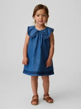 Denim-Matrosen-Kleid für Baby & Kleinkind