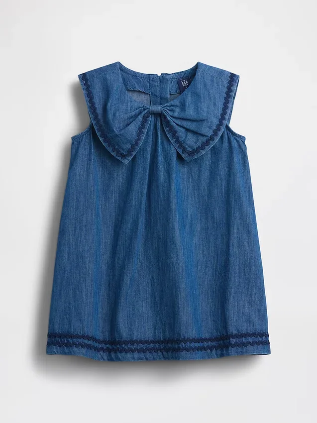 Denim-Matrosen-Kleid für Baby & Kleinkind