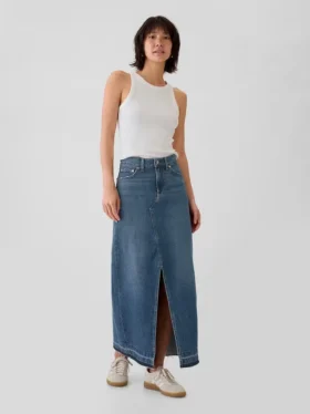 Denim-Maxirock
