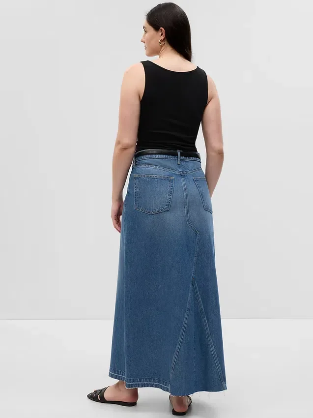 Denim-Maxirock