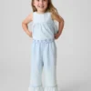 Denim-Outfit-Set mit Lochstickerei für Baby & Kleinkind
