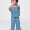 Denim-Outfit-Set mit Rüschen für Baby & Kleinkind
