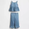 Denim-Outfit-Set mit Rüschen für Baby & Kleinkind