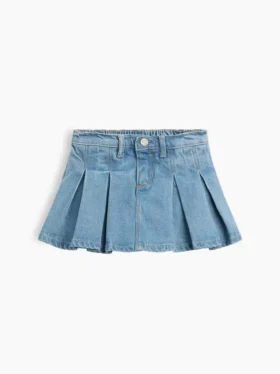 Denim-Plissee-Rock für Baby & Kleinkind