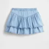 Denim-Rüschen-Skort für Baby & Kleinkind