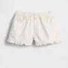 Denim-Stride-Shorts mit Rüschen zum Hineinschlüpfen für Baby & Kleinkind