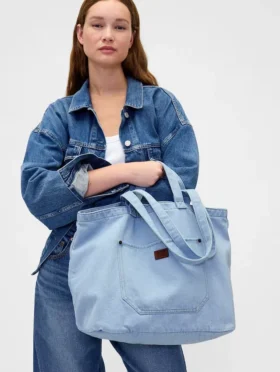 Denim-Tragetasche