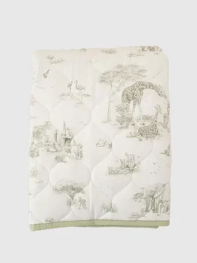 Die gesteppte Spielmatte „Safari Toile“ von The Gilded Bird