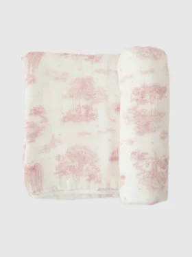 Die „Spring Toile“-Bambus-Babydecke von The Gilded Bird