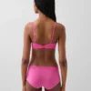 Dreieck-BH aus Bio-Stretch-Baumwolle mit Spitzenbesatz