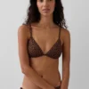 Dreieck-String-Bikini-Oberteil