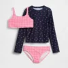 Dreiteiliges Rashguard-Badeset für Kinder